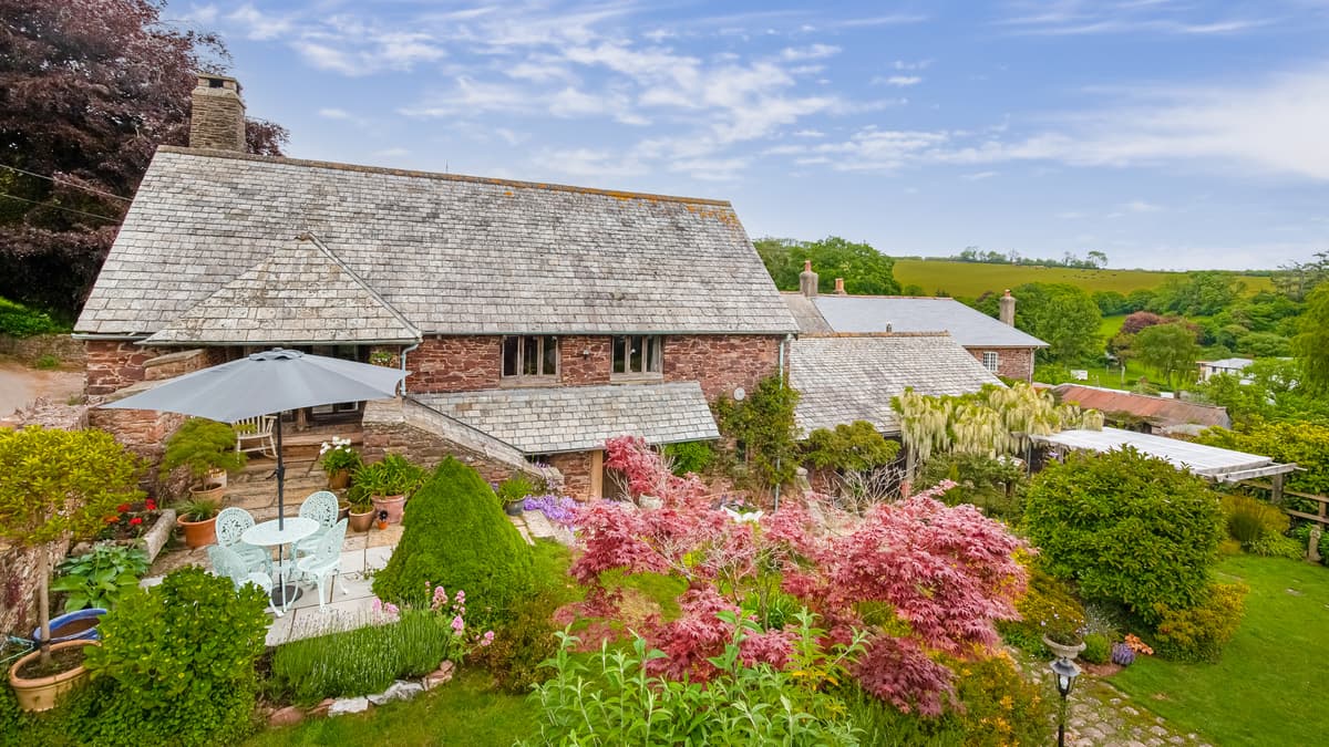 Blagdon 1700s cottage for sale comes with a working cider press